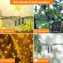 Pisca-pisca de Natal EcoLED™ - Pisca-pisca com carregamento solar automático