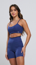 Conjunto Fitness Element Academia Short Top Suplex Zero Transparencia Bojo Removivel Feminina