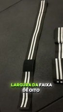 Faixa Cotovelo Elástica 1,00 M Musculação Powerlift Faixa Elástica Cotovelo De Compressão Par Varias Cores de pronta entrega