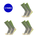 KIT 3 Pares de Meias de compressão Anti-Derrapante