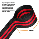 Faixa Cotovelo Elástica 1,00 M Musculação Powerlift Faixa Elástica Cotovelo De Compressão Par Varias Cores de pronta entrega