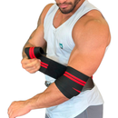 Faixa Cotovelo Elástica 1,00 M Musculação Powerlift Faixa Elástica Cotovelo De Compressão Par Varias Cores de pronta entrega