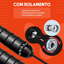Corda De Pular Profissional Ajustavel Crossfit Malhar Academia Exercício em Casa