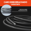 Corda De Pular Profissional Ajustavel Crossfit Malhar Academia Exercício em Casa