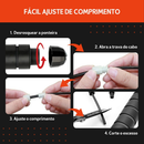 Corda De Pular Profissional Ajustavel Crossfit Malhar Academia Exercício em Casa