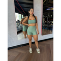 Conjunto Fitness BlogWear - Top com forro duplo + Short