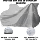 Capa Pra Bike Cobrir Bicicleta Aro 20 até 29 100% Impermeável Protege Sol Chuva Poeira Sujeira
