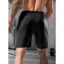 Shorts de Tactel Estilo Namorado, Shorts Elásticos Masculinos Academia - Leve e confortavel