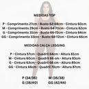 Kit 2 Conjunto Fitness Feminino Top + Calça Legging Academia Treino Zero Transparência