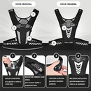 Colete De fitness Esportivo Refletivo De Corrida Respirável No Peito e costas