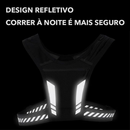 Colete De fitness Esportivo Refletivo De Corrida Respirável No Peito e costas