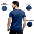Kit 3 Camisas Dry Fit Masculino Academia Tecido Leve Musculação e Treino