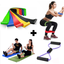 Kit 5 Elástico para Exercícios Original Mini Band Elástico de Exercício Crossfit Fisioterapía
