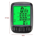 Velocímetro Cronômetro Bicicleta Luz Noturna Prova D'água Medido Velocidade Bike