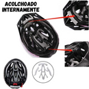 Capacete Bike Com Sinalizador Led Ciclismo Alta Protecao