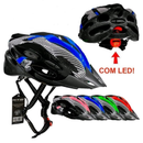 Capacete Bike Com Sinalizador Led Ciclismo Alta Protecao